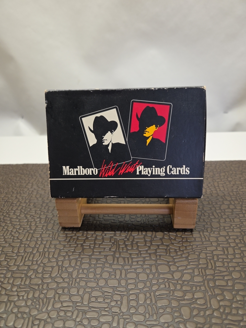 Marlboro Wild West Playing Cards - Black with Red & White Accents